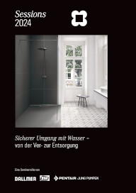 Sicherer Umgang mit<br/>Wasser - von der Ver- zur Entsorgung
<br/>
Eine Seminarreihe von und mit Dallmer, SYR und Jung Pumpen<br/>10.2024