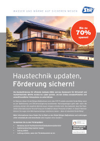 Haustechnik updaten, Förderung sichern!